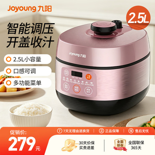 电压力锅2.5L家用压力煲高压锅智能预约电饭煲 Y30C-B533