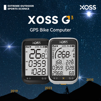 XOSS行者小G+三代码表英文自行车GPS无线码表山地公路车ANT+