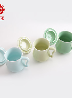 龙泉青瓷茶杯尚宝堂创意