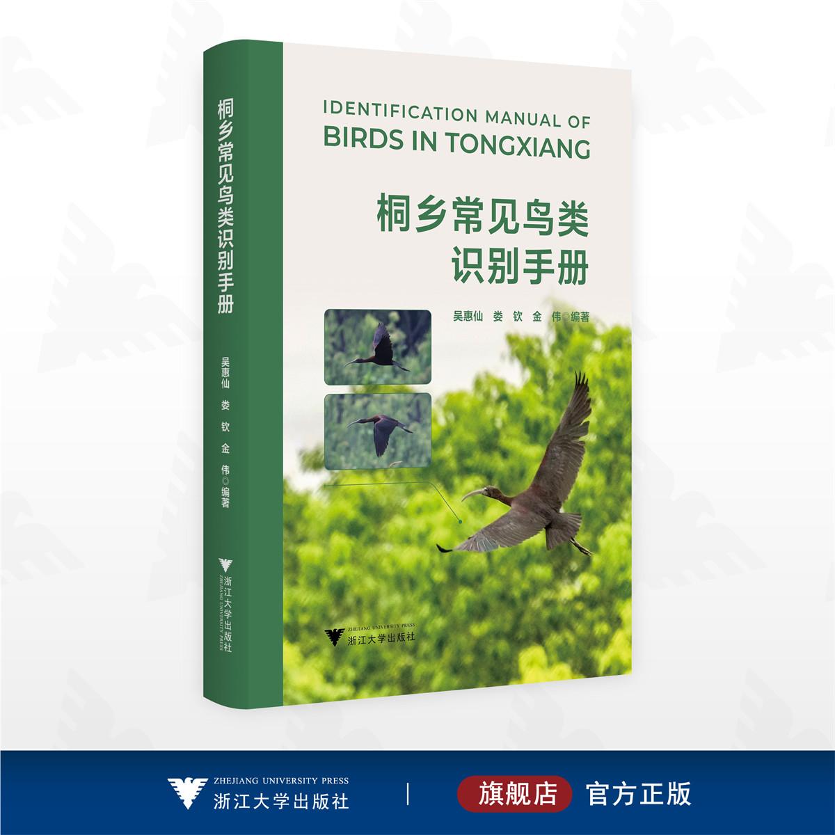 桐乡常见鸟类识别手册/吴惠仙 娄钦 金伟 编著/浙江大学出版社
