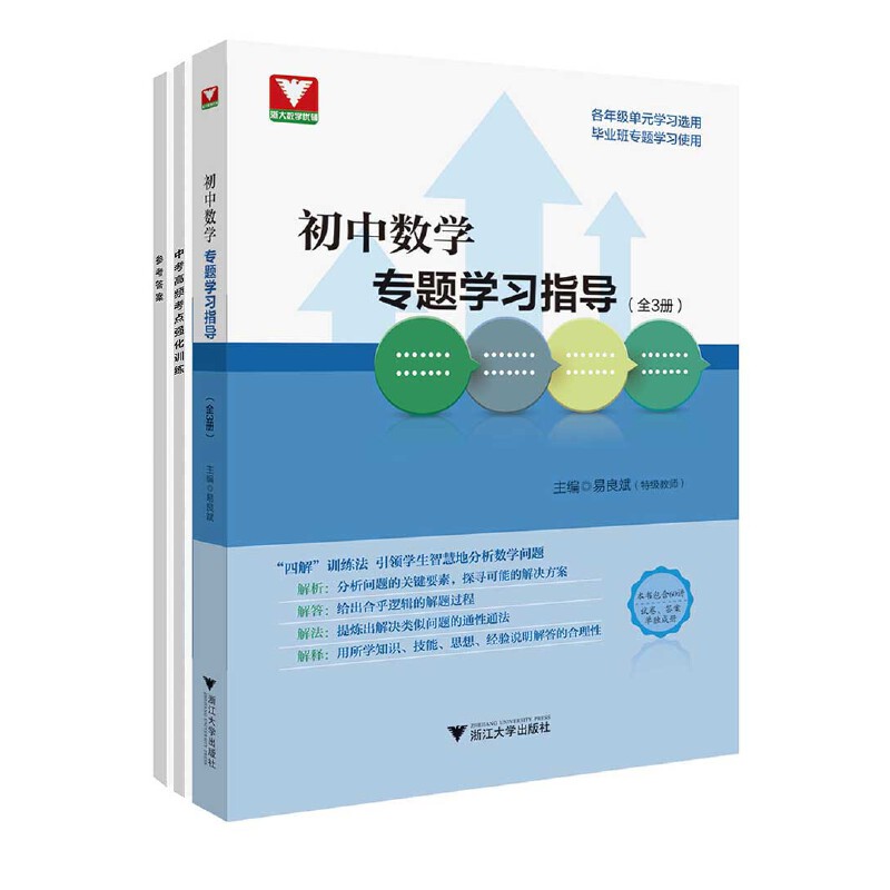 初中数学专题学习指导（全3册）/易良斌/浙江大学出版社