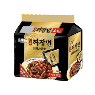 韩国进口paldo八道一品御膳炸酱面火鸡面泡面拉面方便面拌面夜宵