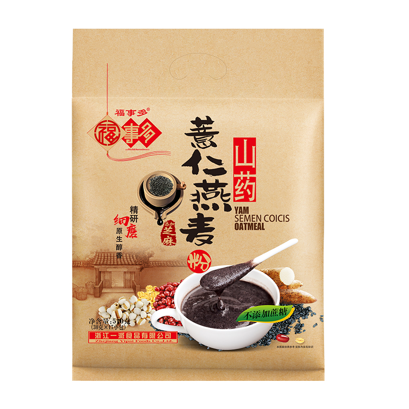 包邮福事多山药薏仁燕麦510g*1袋
