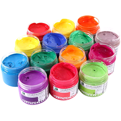 马利牌水粉画颜料罐装