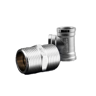 潜水艇软管接头4分对丝转6分变径三通弯头内外丝水暖配件大全加厚