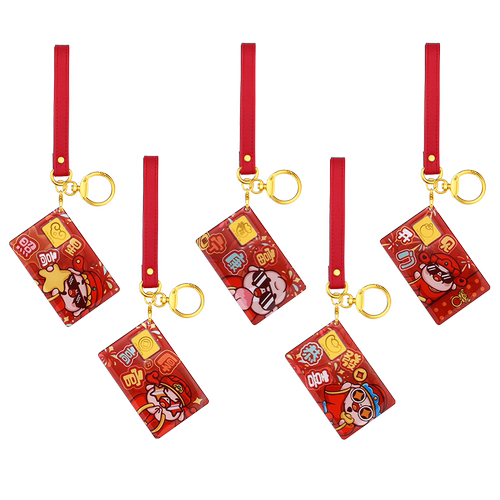 周大福美好寓意福星高照发财足金黄金金章钥匙扣多款可选送礼