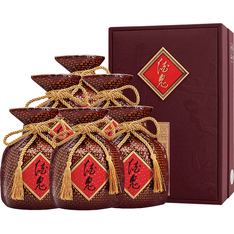 酒鬼酒 52度紫坛 500ml*6盒 国产白酒馥郁香型白酒 宴请送礼