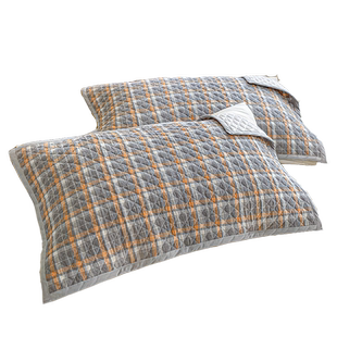 洁丽雅全棉枕巾纯棉加厚绑带枕头巾家用防滑不脱落枕头套巾