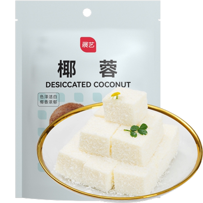 展艺椰蓉椰丝奶油小方烘焙装饰