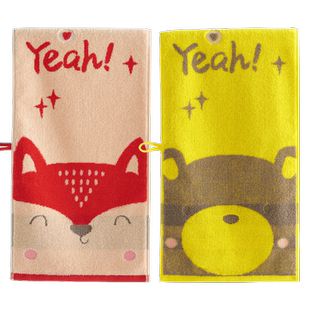 洁玉纯棉毛巾儿童可爱A类宝宝洗脸女生易拧家用柔软吸水不掉毛