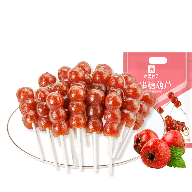 良品铺子一串糖葫芦儿童零食