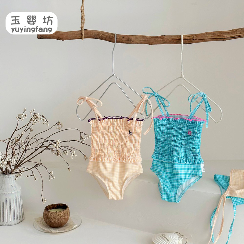 玉婴坊吊带裙式连体游泳衣