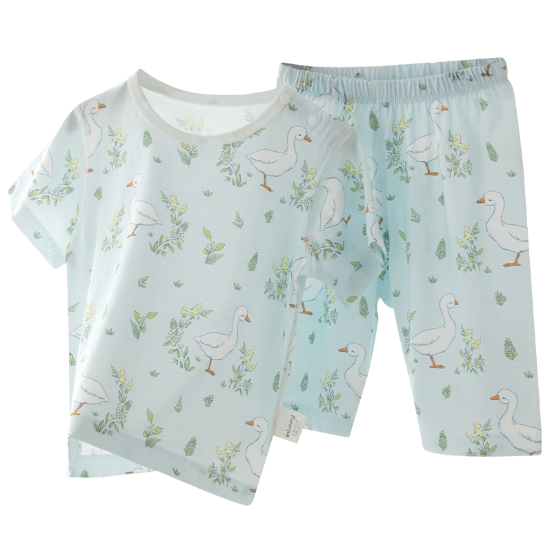 婴蓓依A类纯棉儿童家居服清爽