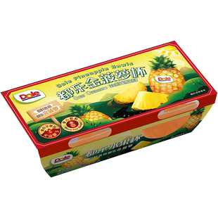 Dole都乐金菠萝水果杯进口菠萝果肉果汁0脂维C儿童孕妇解馋休零食