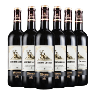 罗莎庄园红酒整箱法国原瓶进口维克多干红葡萄酒750ml*6瓶送礼