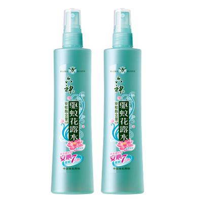 六神驱蚊止痒花露水180ml×2瓶
