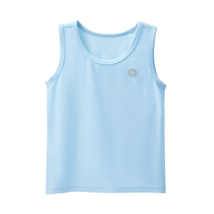 Q21莱赛尔排汗儿童打底背心抑菌夏季无袖男女童宝宝替代隔汗巾