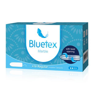 Bluetex蓝宝丝德国进口卫生棉条指入式普通流量内置卫生巾塞入式