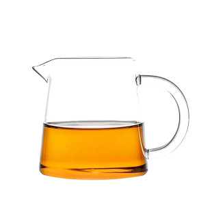 金镶玉公道杯玻璃茶具分茶器带茶滤一体泡茶杯高端公杯茶海茶漏