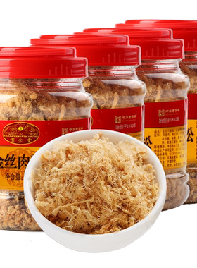 黄金香金丝猪肉绒配粥