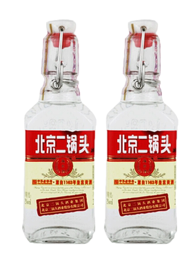 永丰牌42度二锅头白酒200ml*2瓶