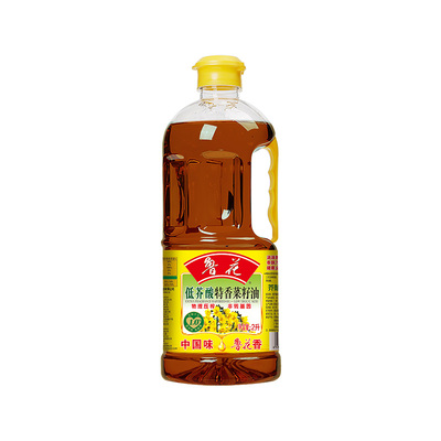鲁花物理压榨低芥酸菜籽油菜油2L