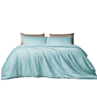 富安娜馨而乐60支长绒棉三四件套床笠款轻奢贡缎全棉纯棉被套宿舍