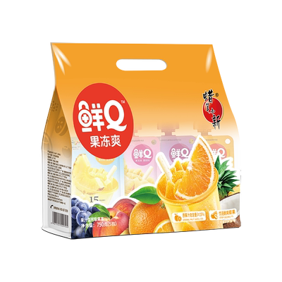 蜡笔小新鲜Q果冻爽健康可见丝滑