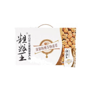 可口可乐粗粮王浓郁核桃谷物浓浆礼盒代餐饮料