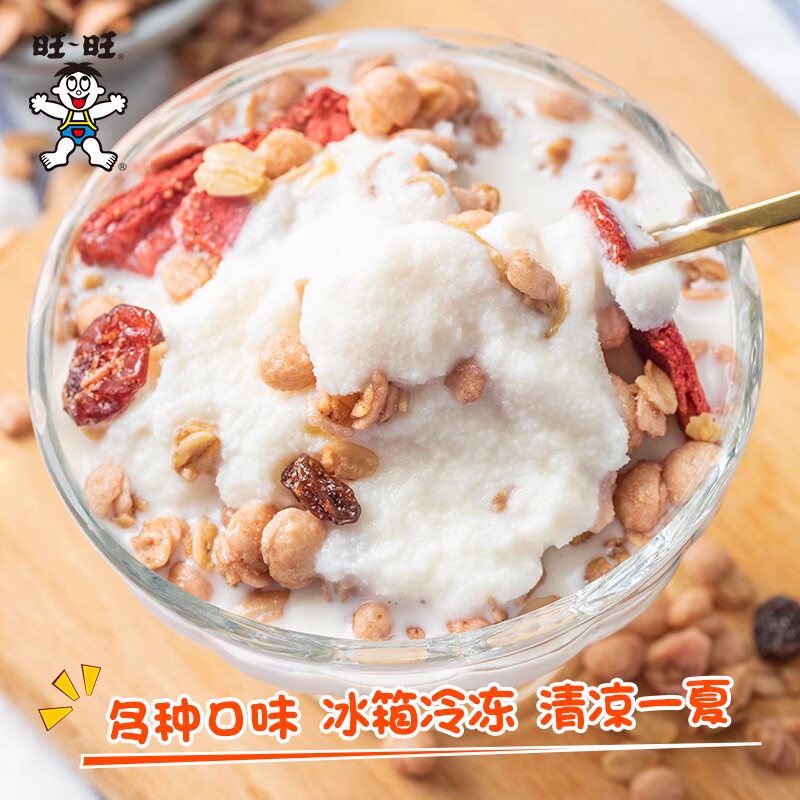 旺旺冷饮碎冰冰冻痴雪糕香芋红豆图片