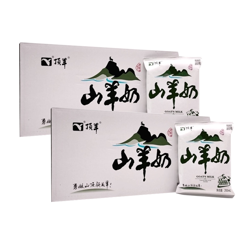 顶羊新鲜早餐奶奶粉200ml×24袋
