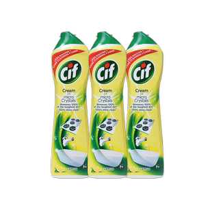 联合利华cif晶杰强力清洁乳500ml*3瓶多功能浴室瓷砖不锈钢清洁剂