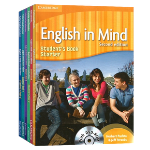 english in mind剑桥少儿英语教材 学生书练习册英文原版 eim教材