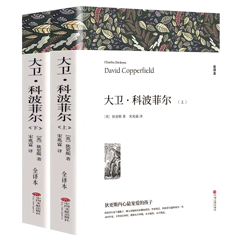 大卫科波菲尔无删减原著查尔斯狄更斯著高一高中语文课外阅读书籍
