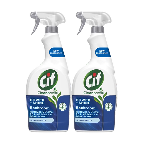进口联合利华晶杰浴室亮泽清洁剂700ml×2瓶水垢锈迹清洁乳除菌霉