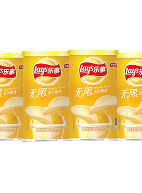 乐事薯片40g×4罐休闲零食