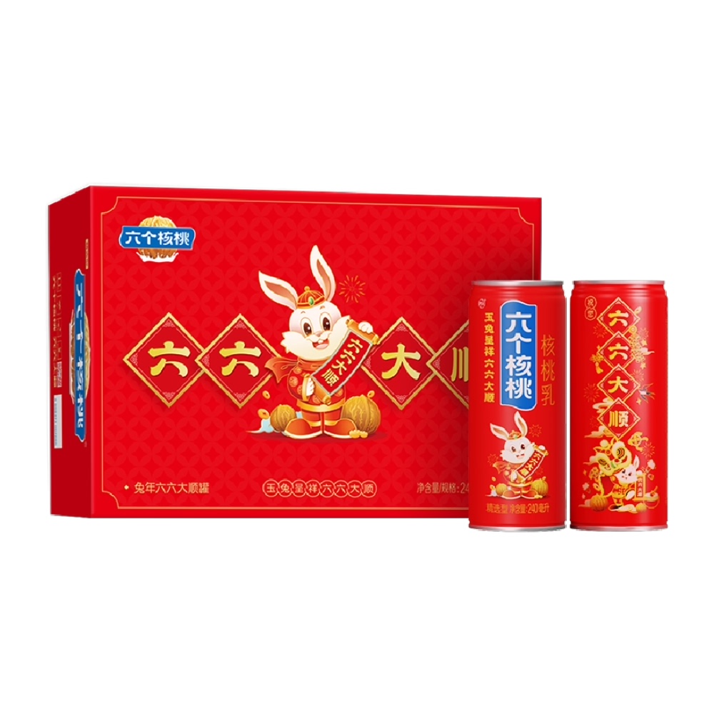 六个核桃乳植物蛋白饮料