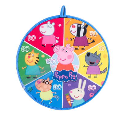 恩贝家族粘粘球小猪佩奇飞镖盘