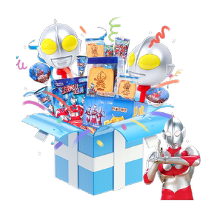 奥特曼超大发光大棒爆浆巧克力星球杯儿童礼品开学礼物零食大礼包