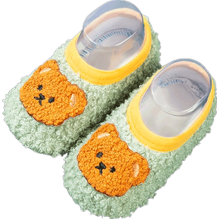 儿童地板鞋婴儿防滑软底袜子鞋宝宝学步室内袜套鞋套男童女童秋冬