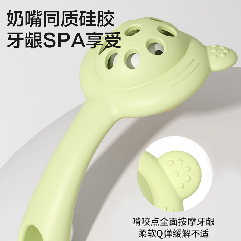 장난감 0 3개월 맨해튼 핸드볼  치아발달기 손 딸랑이 4개  용품 6세 이내