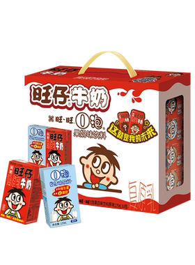 旺旺组合装牛奶+O泡125ml×20盒