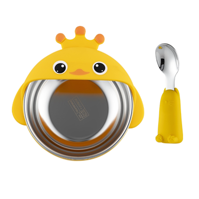 onlycook304不锈钢宝宝吸盘碗