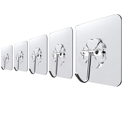 HOUYA免打孔透明挂钩