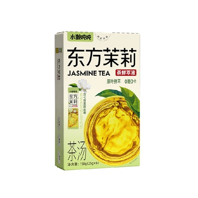 水獭吨吨无糖东方茉莉茶25g×6条