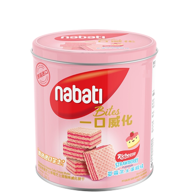 印尼进口丽芝士草莓蛋糕威化饼干