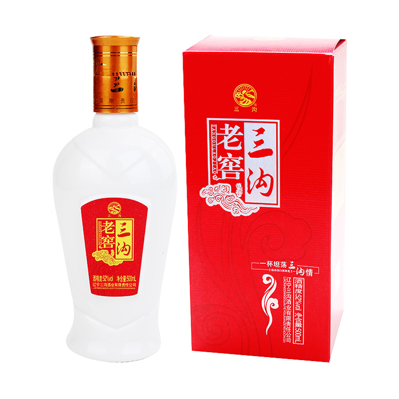 52度三沟老窖l833 500ml/盒