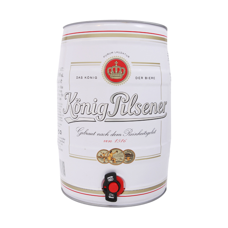 德国原装进口 考尼格啤酒 5l/桶
