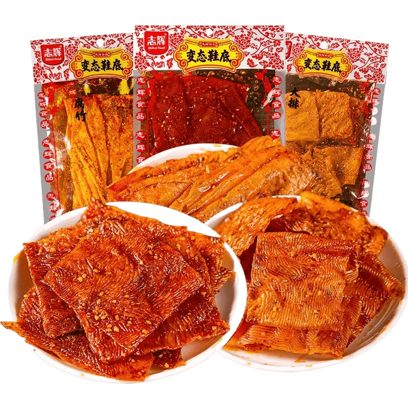 志辉腐竹味爆辣豆皮休闲食品
