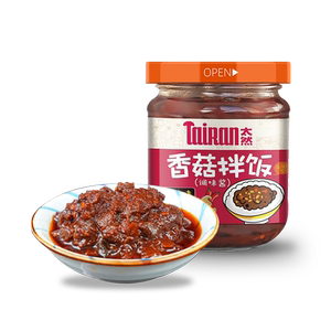 大山合太然香菇拌饭酱牛肉酱拌面香辣蘑菇酱下饭火锅蘸料